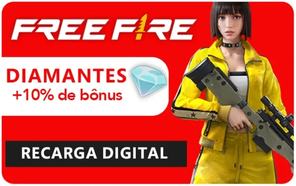 Free Fire: 310 Diamantes +10% Bônus [Recarga]